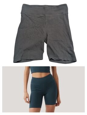 Pact Women's Organic Cotton Ore Ribbed Bike Short Size Large